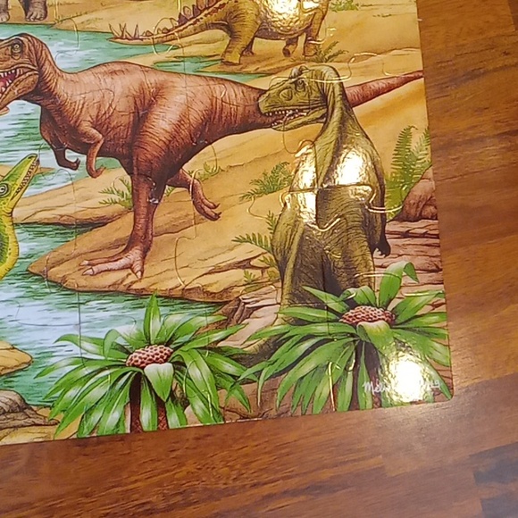Melissa & Doug floor dinosaur puzzle, 48 pieces, 2 feet by 3 feet - Picture 7 of 10